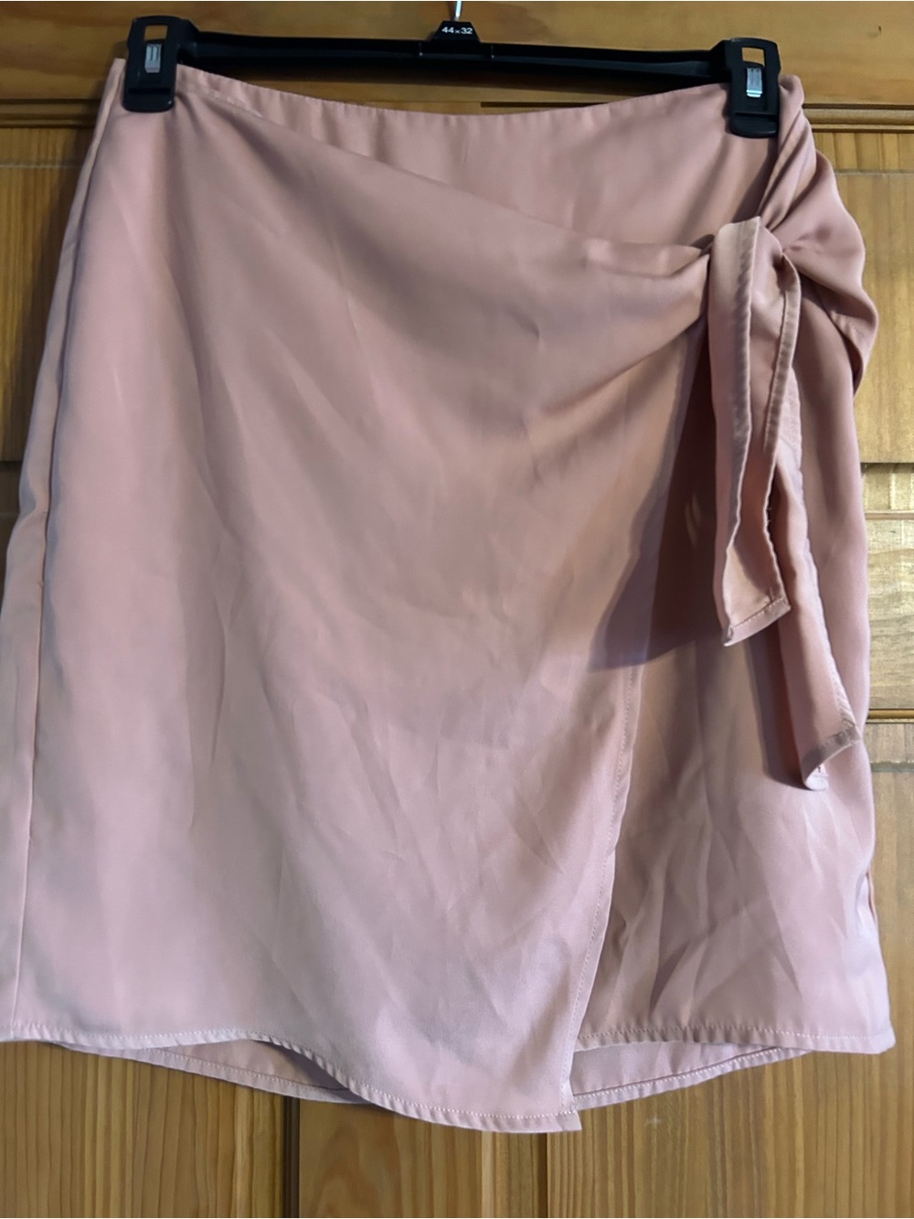 Banana Republic Dusty Blush Wrap Mini Skirt